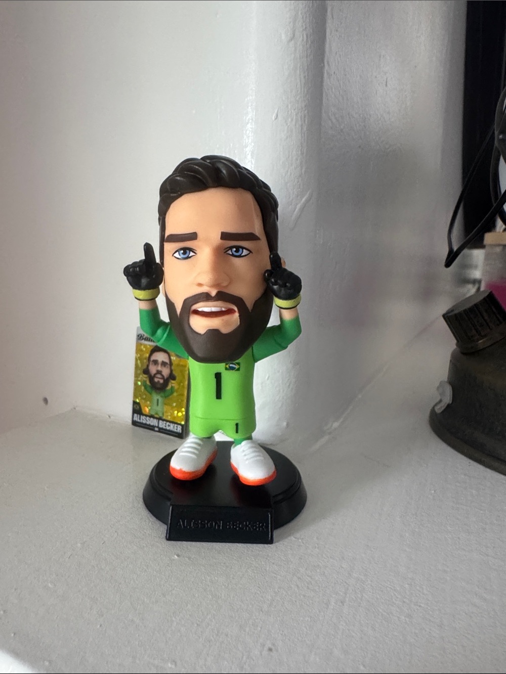 Green Goalkeeper Bobblehead Figurine - Men Accessories